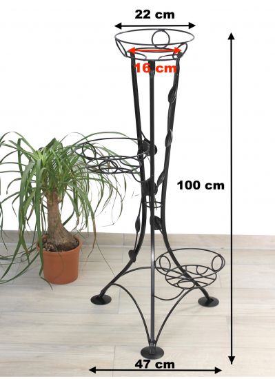 Blumentreppe KW041 Blumenständer Blumensäule 100 cm Pflanzsäule Pflanzenständer