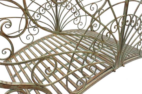 DanDiBo garden bridge metal with railing antique 150106 bridge 150 cm garden metal bridge garden furniture pond bridge footbridge stable