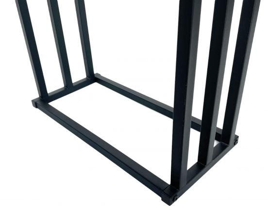 DanDiBo Towel rail Standing Black Matt Metal 96498 Towel rail with 3 towel rails Bathroom Bathroom furniture Modern