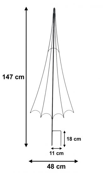 DanDiBo climbing support garden metal black umbrella climbing trellis flowers climbing plants roses ground plug climbing support flower holder climbing column