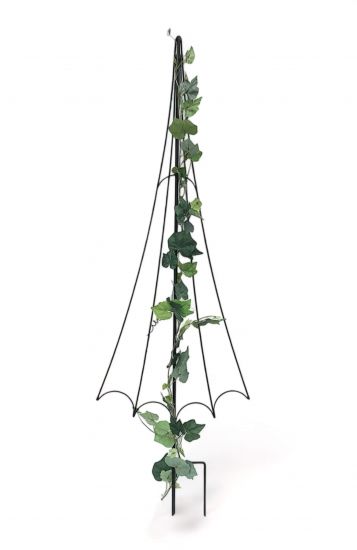 DanDiBo climbing support garden metal black umbrella climbing trellis flowers climbing plants roses ground plug climbing support flower holder climbing column