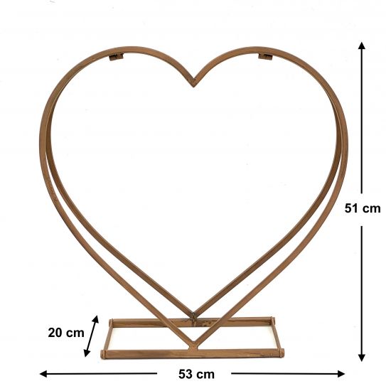 Kaminholzregal Metall Herz Kaminholzständer 2013221 M 53 cm Holzkorb Kaminholzhalter Holzregal Feuerholzhalter Deko