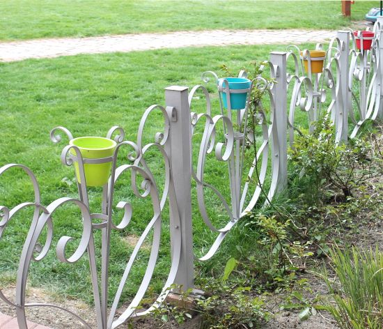 Pfosten aus Aluminium Gartenzaun 80 cm Zaunelemente Aluzaun Alu Pfosten