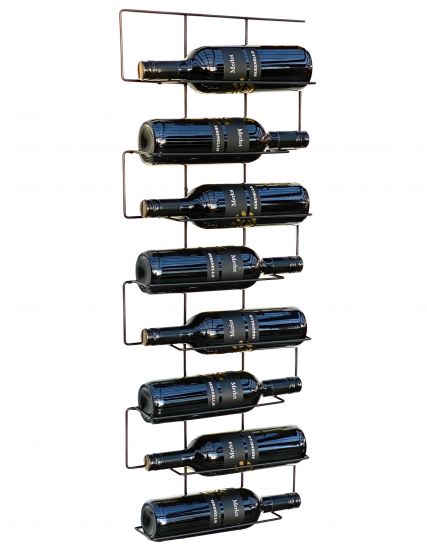 DanDiBo Wine rack Metal Black Wall Narrow 96135 Bottle rack Bottle rack Bottle holder