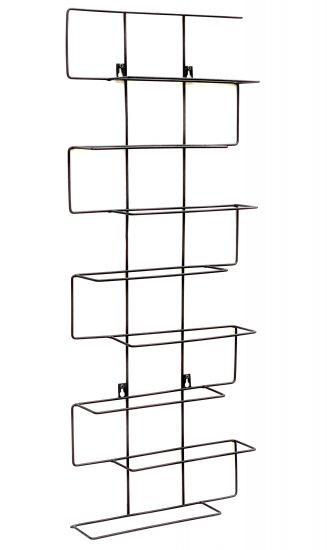 DanDiBo Wine rack Metal Black Wall Narrow 96135 Bottle rack Bottle rack Bottle holder