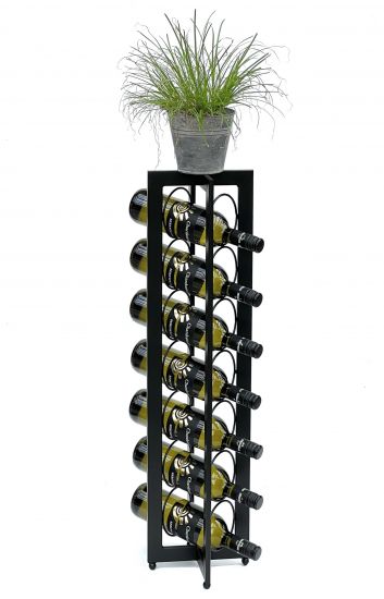 DanDiBo Design Wine Rack Metal Black Standing 96323 X 80 cm Bottle Rack Bottle Rack Bottle Holder Wine Rack