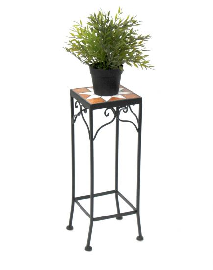 DanDiBo flower stool mosaic square 46 cm flower stand 12012 side table plant stand mosaic table