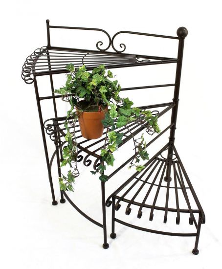 Blumentreppe DY11-12020 Blumenständer 64cm Pflanzenständer Hocker Blumenhocker