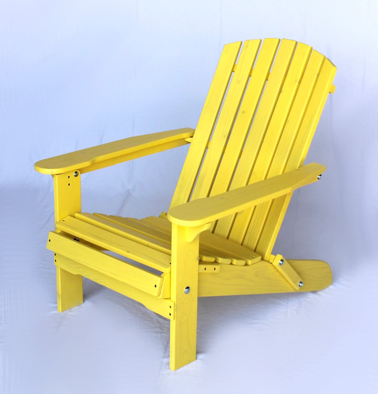 DanDiBo Strandstuhl Sonnenstuhl Adirondack aus klappbar Holz Gartenstuhl Deckchair-DanDiBo Chair Gelb