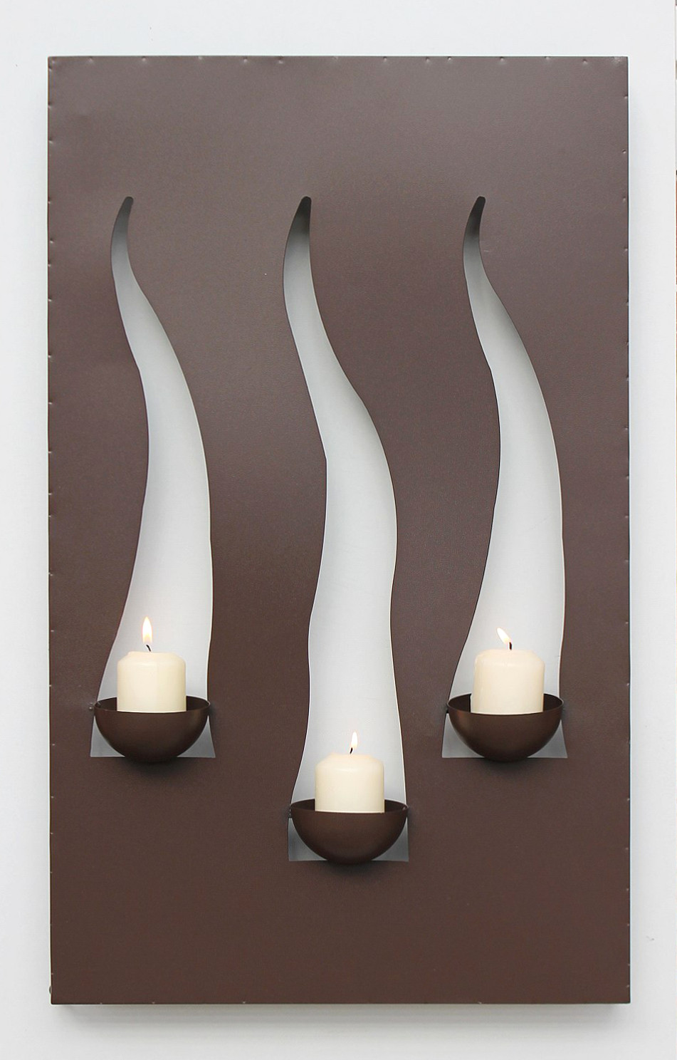 Wandleuchter Flamme 13333 Kerzenleuchter 3 für DanDiBo-Ambiente Metall Kerzenhalter - aus Kerzen Wandkerzenhalter