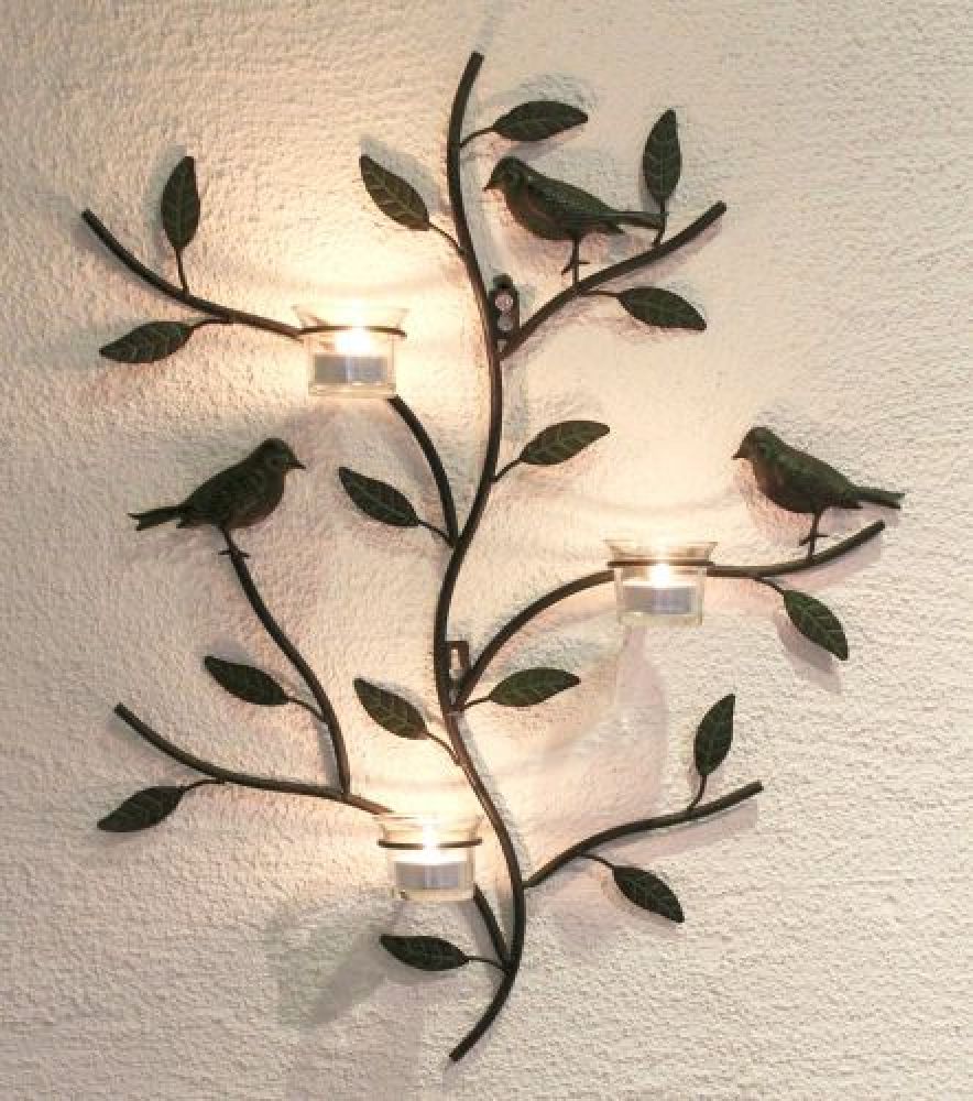 Wall mounted candle holder 131002 Candle holder metal 57cm Candelabra Candle holder