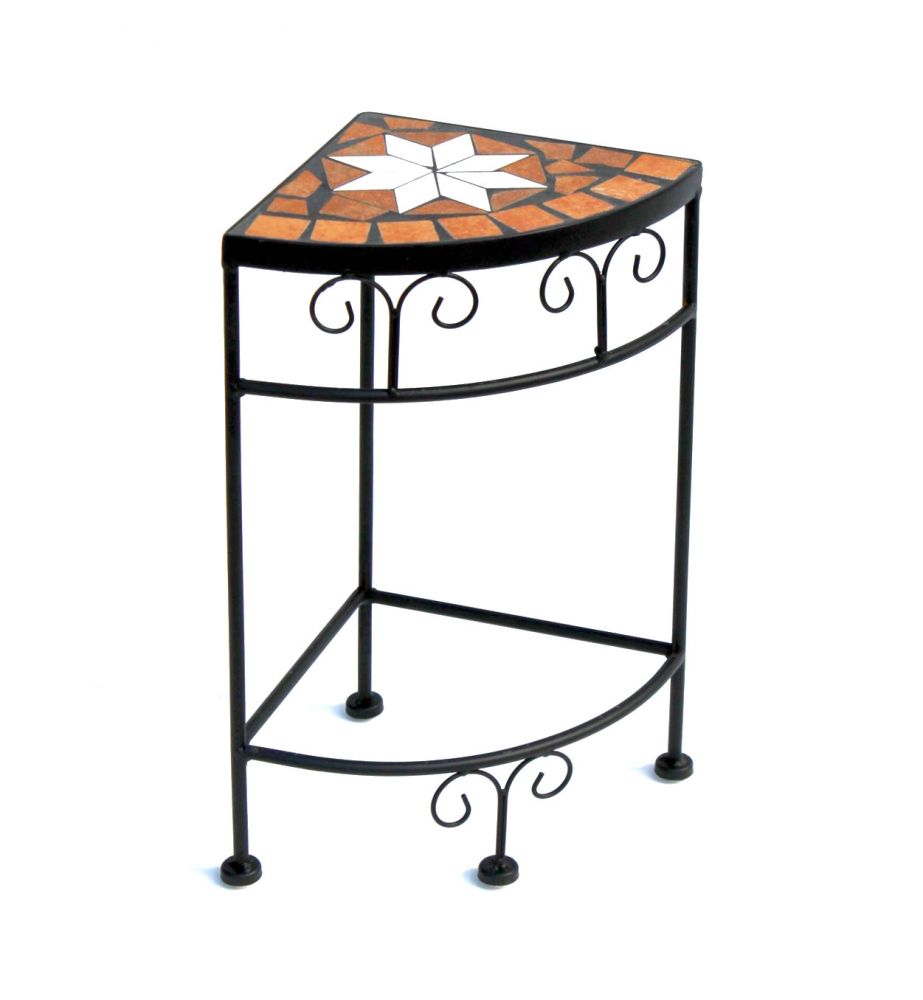 DanDiBo flower stool mosaic corner shelf 42 cm flower stand 12013 side table plant stand mosaic table corner