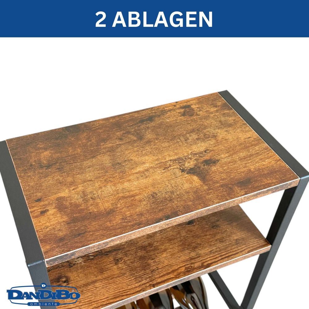 DanDiBo Weinregal Metall Schwarz Stehend mit Glashalter 100 cm 96575 Flaschenregal Flaschenständer Flaschenhalter Modern