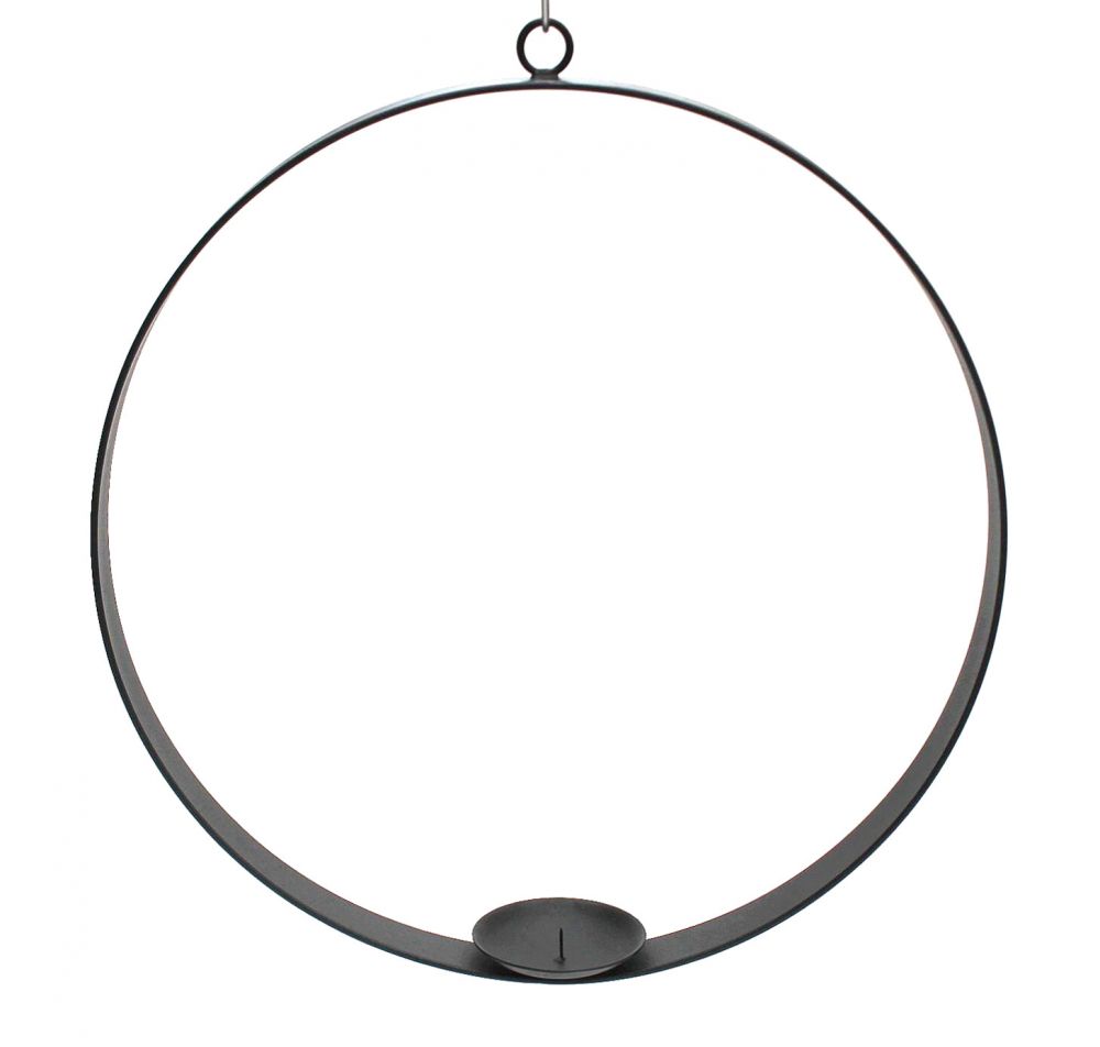 Metal candle holder Round diameter 50 cm Candle holder Hanging chandelier