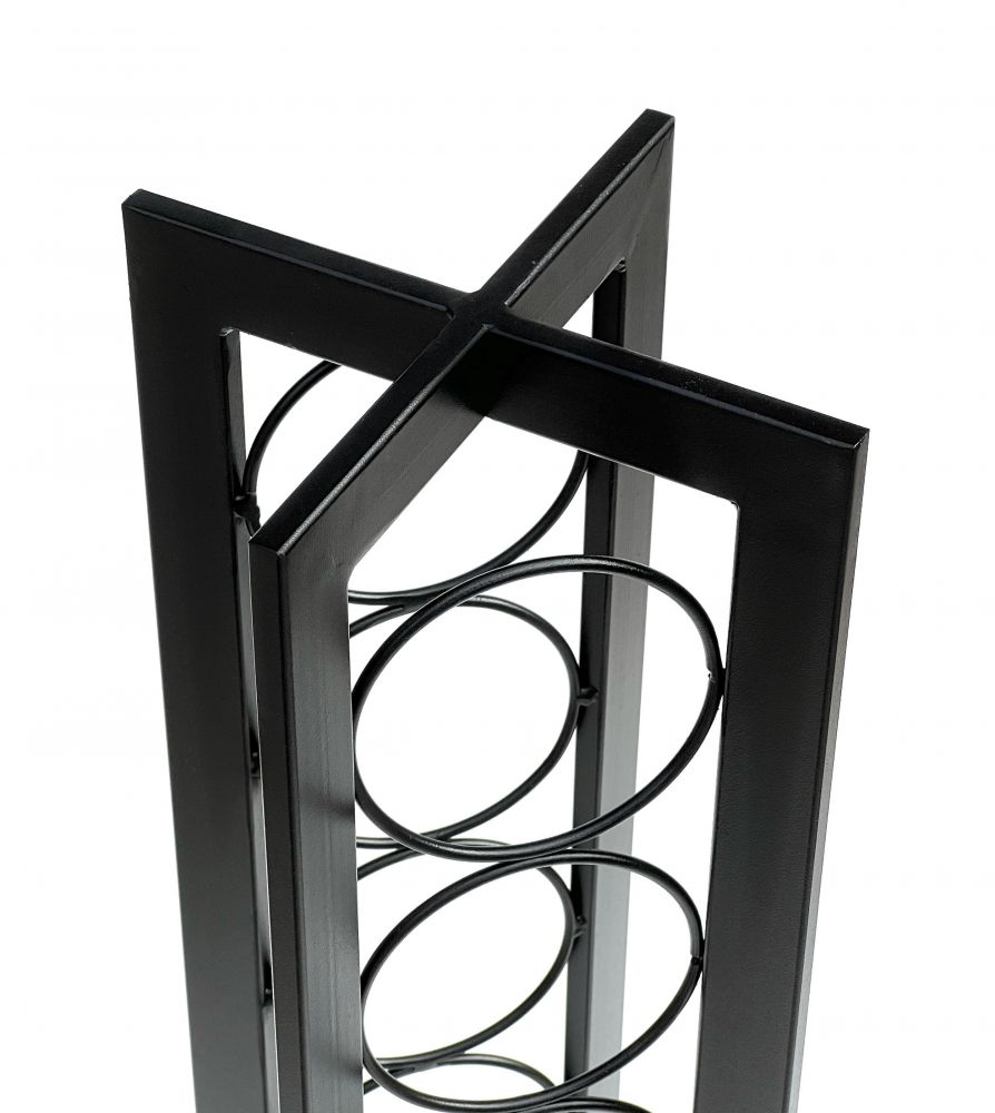 DanDiBo Design Wine Rack Metal Black Standing 96323 X 80 cm Bottle Rack Bottle Rack Bottle Holder Wine Rack