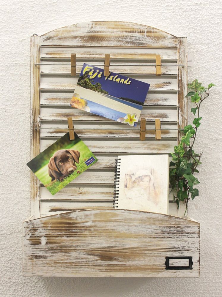 Memoboard   with  Letter tray YX-14B415 Corkboard  65cm Wallmounted shelves Infoboard  Shabby