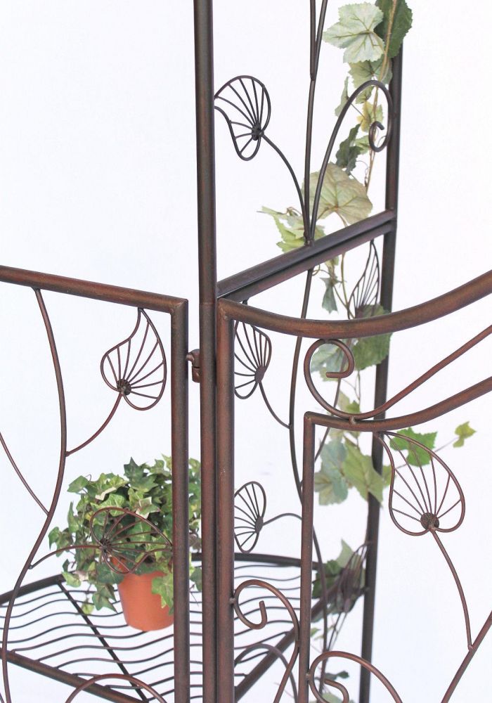 Rose arch with gate 101759 made from metal Garden gate 236x186cm Growth support