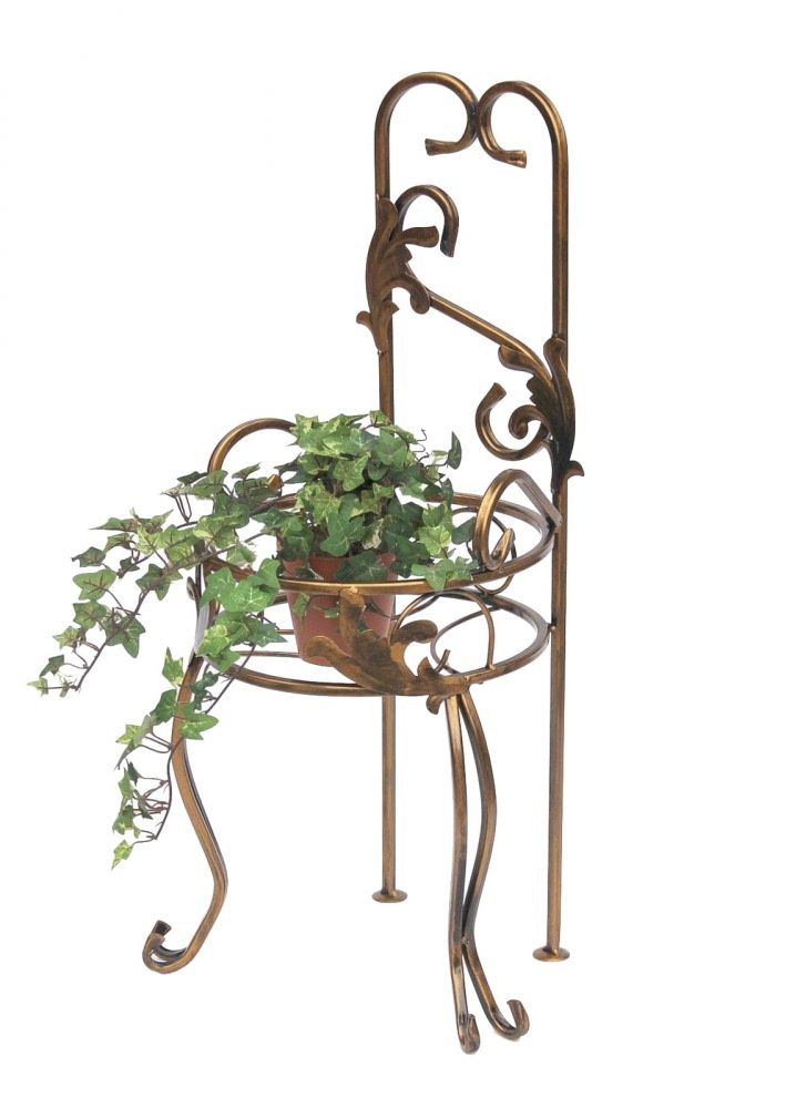 DanDiBo Flower Stool Metal Bronze Gold 10-1105 Flower Stand Modern Plant Stand Plant Stool Plant Column